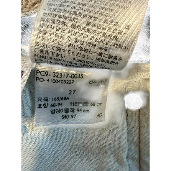 Levis Premium 501 Button Fly Cut off Shorts Light Wash  Size 27 - Picture 3 of 8